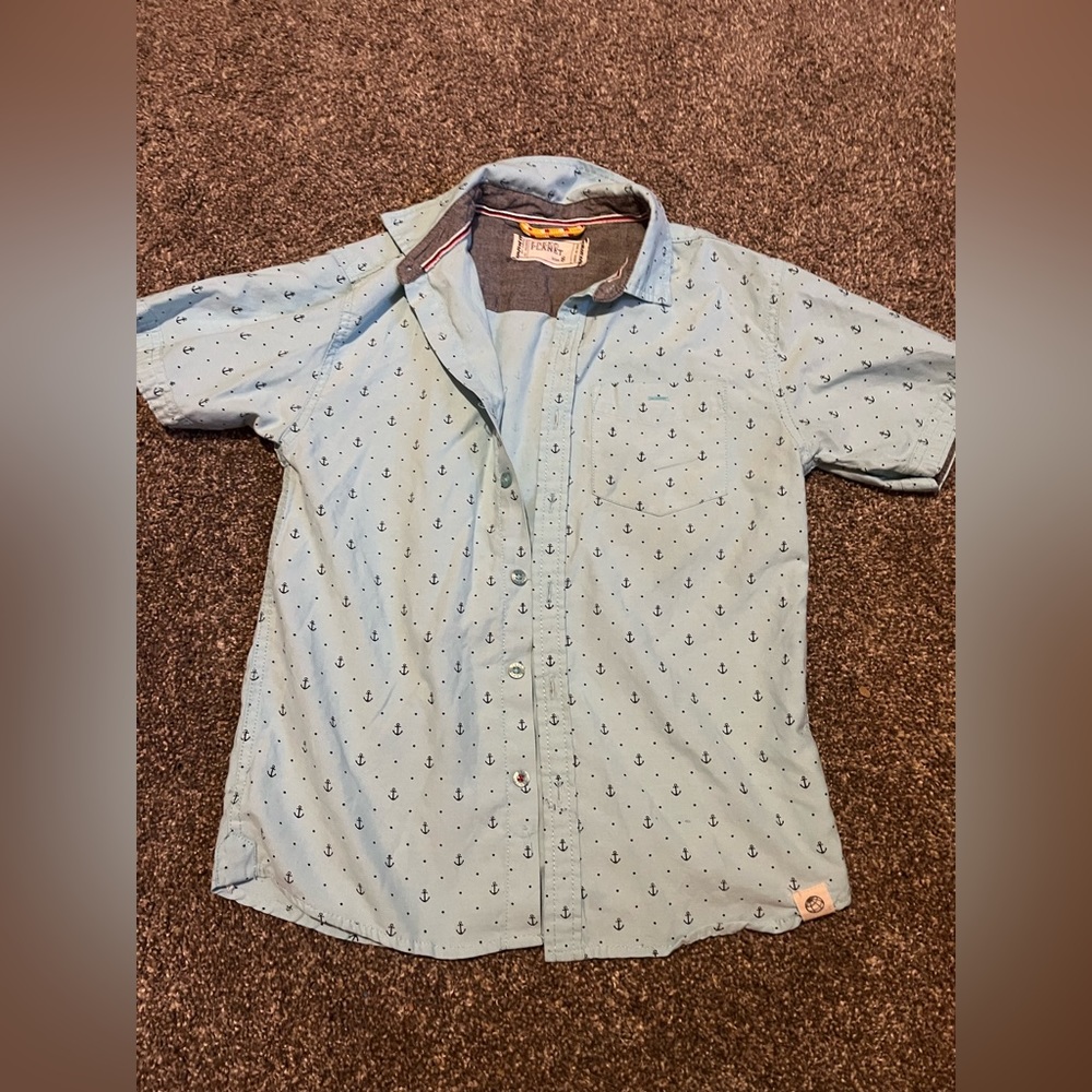 Boys Free Planet Button Down
